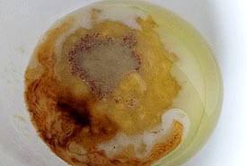 Put all wet ingredients in a separate bowl Put all wet ingredients in a separate bowl