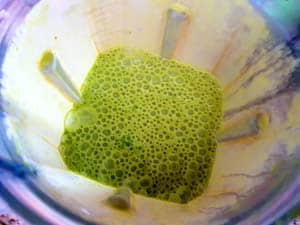 Banana spinach mixture Banana spinach mixture