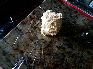 Place Each Portion On A Plastic Wrap Place Each Portion On A Plastic Wrap