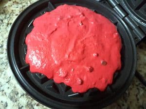 Pour Batter Onto Hot Waffle Iron Pour Batter Onto Hot Waffle Iron