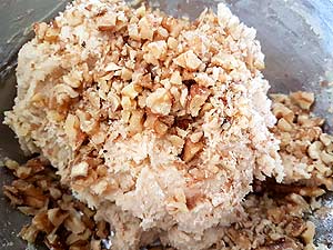 Stir in walnuts.