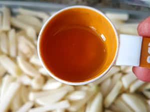 Add Oil And Toss Well Until Coated Evenly Add Oil And Toss Well Until Coated Evenly