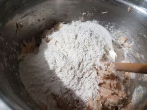 Add Remaining Flour To Dough And Knead Add Remaining Flour To Dough And Knead