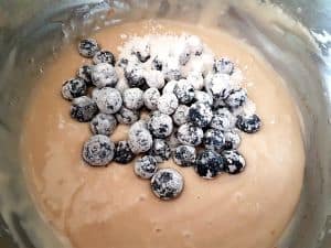 Stir In Flour Coated Blueberries Stir In Flour Coated Blueberries