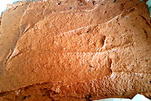 Spread the batter in pan. Spread the batter in pan.