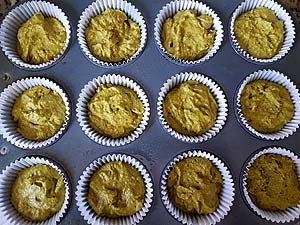 Fill in muffin tin Fill in muffin tin