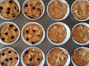9. Fill the batter. 9. Fill the batter.