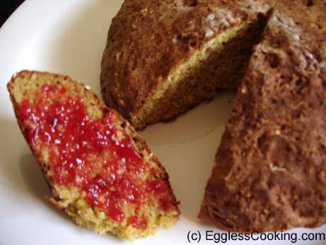 irish bread with jam