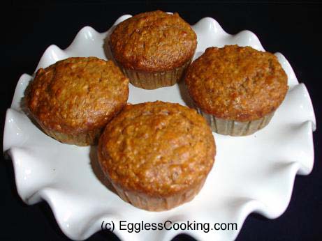 Eggless Carrot Muffins