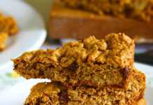 Chocolate Chip Cookie Bars with Bran