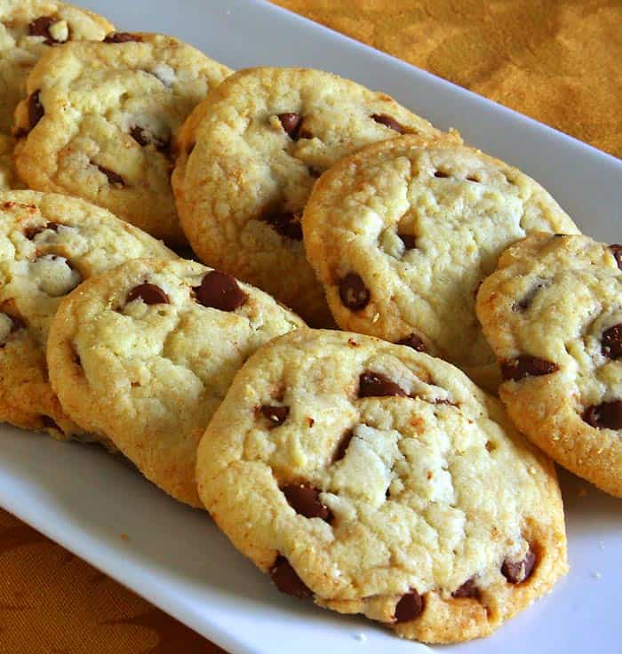 Crispy Chocolate Chip Cookies with Aquafaba