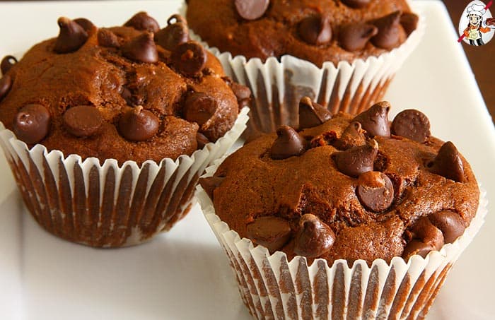 Sour Cream Double Chocolate Muffins Sour Cream Double Chocolate Muffins