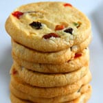 Eggless Tutti Fruiti Cookies