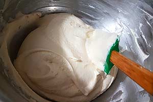 2. Add milk and sugar-to get the right texture