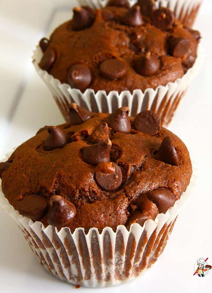 Sour Cream Double Chocolate Muffins Sour Cream Double Chocolate Muffins