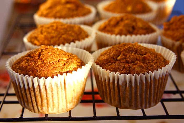 Vegan Apple Bran Muffins