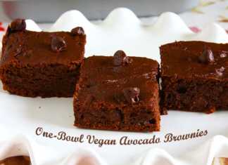 Vegan Avocado Brownies