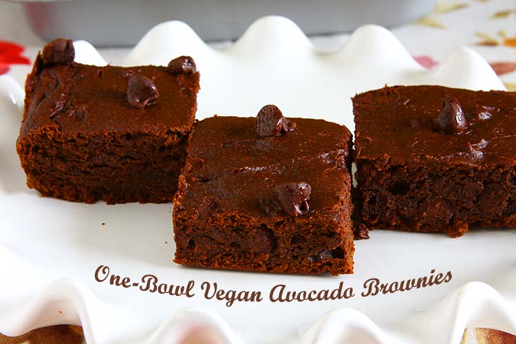 Vegan Avocado Brownies Vegan Avocado Brownies