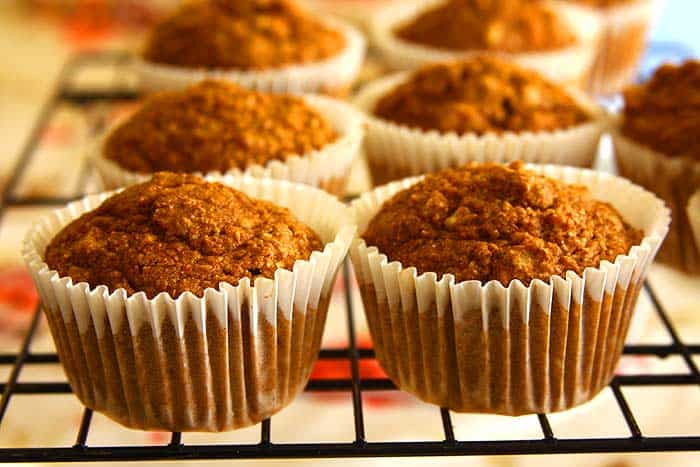 Vegan Whole Wheat Apple Bran Muffins Vegan Whole Wheat Apple Bran Muffins