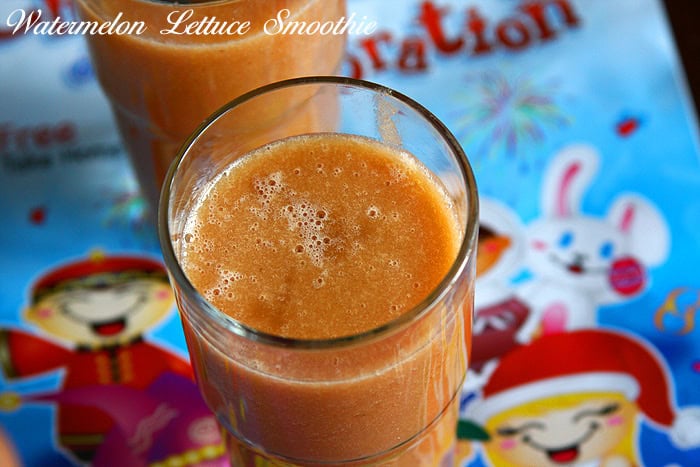 Watermelon Lettuce Smoothie Watermelon Lettuce Smoothie