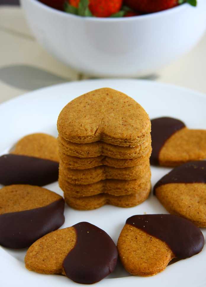 Almond Butter Cookies (Cutout) Recipe Eggless Cooking