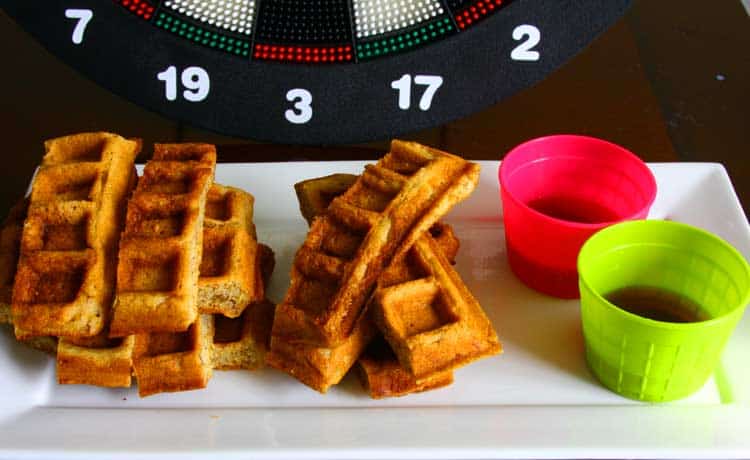 Banana Bread Waffles Banana Bread Waffles