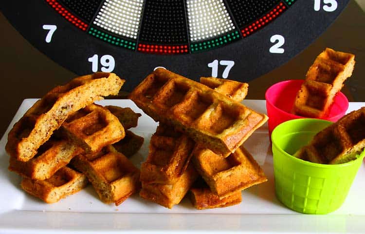 Banana Bread Waffles Banana Bread Waffles