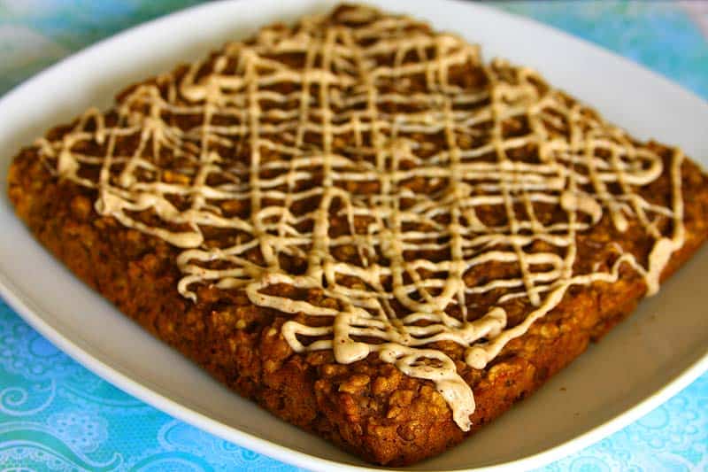 Banana Breakfast Bars With Chocolate Frosting