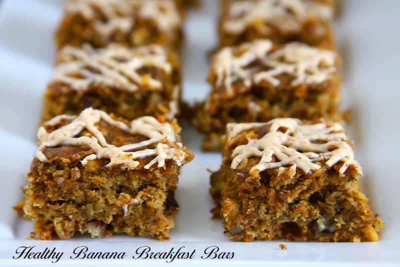 Banana Breakfast Bars Banana Breakfast Bars