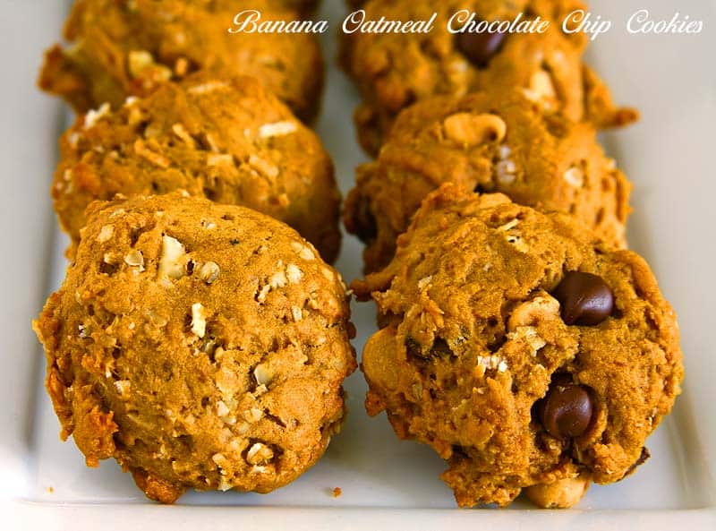 Healthy Banana Oatmeal Cookies Healthy Banana Oatmeal Cookies