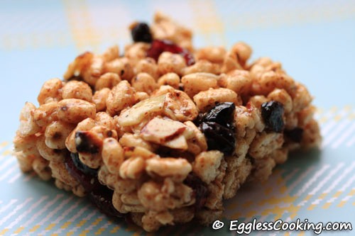 Crispy Vegan Breakfast Bars
