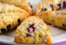 The BEST Blueberry Scones