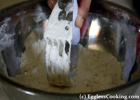 Kneading flour