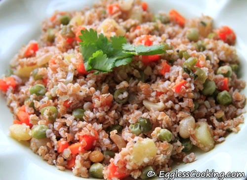 Bulgur Upma ~ An Indo-American Fusion