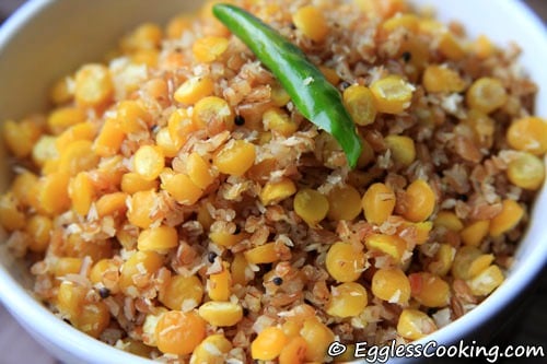 Chana Dal and Bulgur Sundal