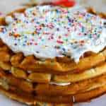 Cake Mix Waffles