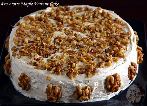 Probiotic Maple Walnut Cake Probiotic Maple Walnut Cake