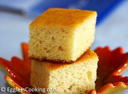 Eggless Vanilla Cake Recipe: How to Make Eggless Vanilla Cake Recipe |  Homemade Eggless Vanilla Cake Recipe