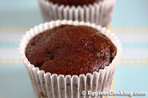 Vegan Chocolate Zucchini Cupcakes