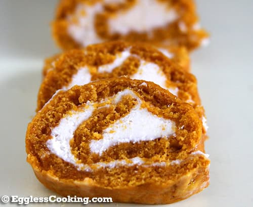 Vegan Pumpkin Cake Roll Vegan Pumpkin Cake Roll