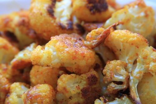 Oven Roasted Cauliflower Fries