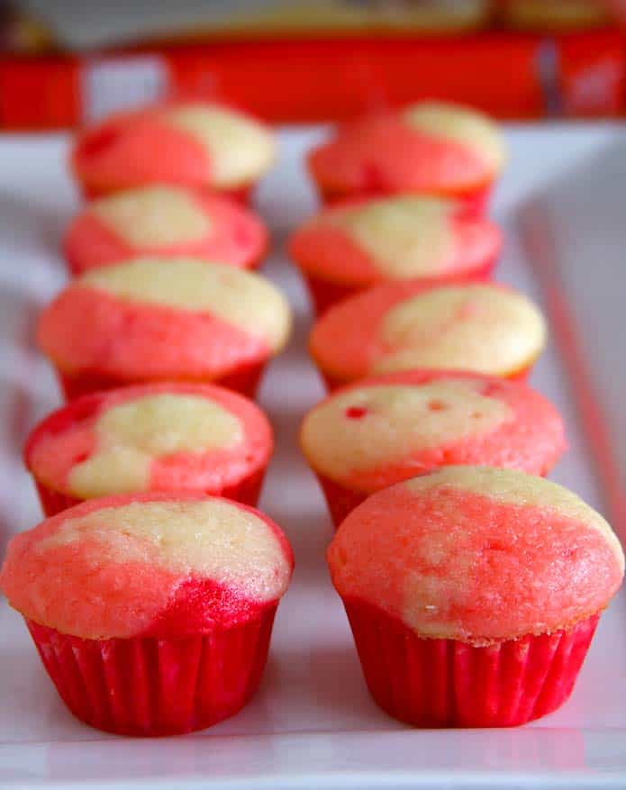 Checker Board Cupcakes