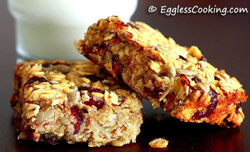 Chewy Granola Bars loaded with Oats, Dried Fruits and Nuts