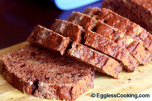 Sugar Free Chocolate Banana Bread