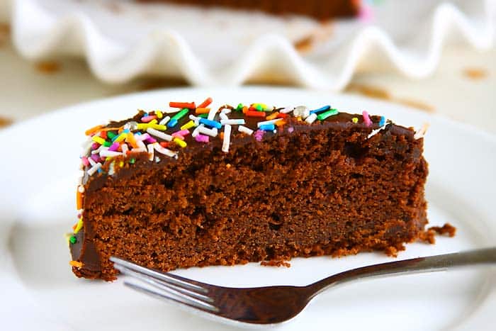 Egg Free Chocolate Fudge Cake