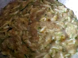 Add Shredded Zucchini Add Shredded Zucchini