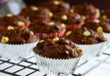 Chocolate Zucchini Muffins