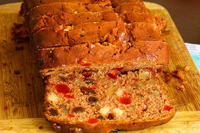 Spiced Fruit And Nut Cake ( Eggless Christmas Nut Cake) - Ruchiskitchen