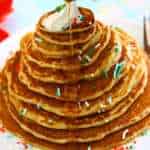 Vegab Christmas Tree Pancakes