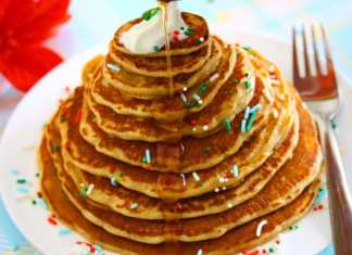 Vegab Christmas Tree Pancakes